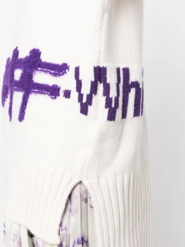 Off-White オフホワイト タートルネック プルオーバー | ホワイト 