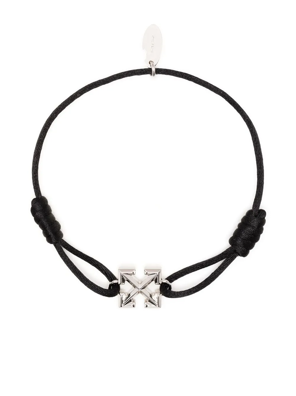 

Off-White logo charm bracelet - Black