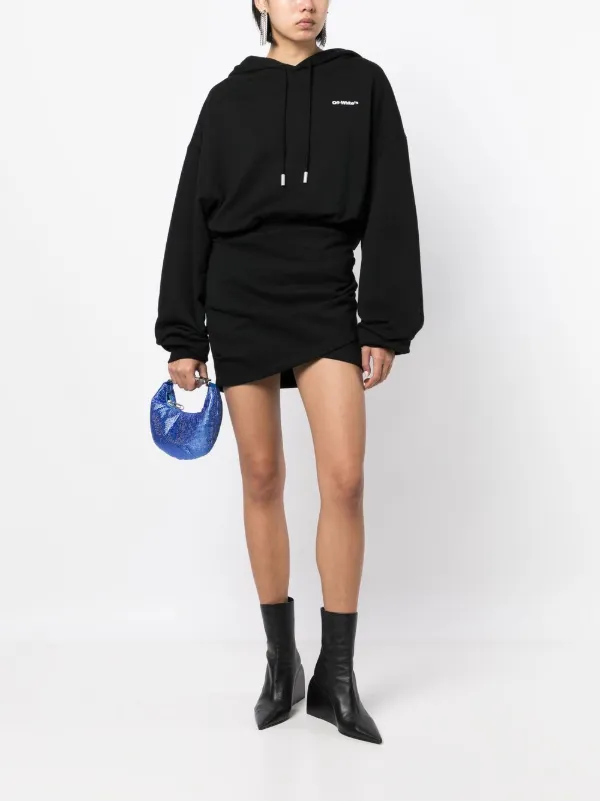 strapless open back dress Rose Oversized Hoodie Dress (Grey) – PURPLE POTATO