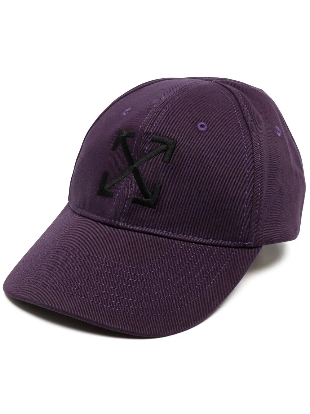 

Off-White Arrow logo baseball cap - Purple