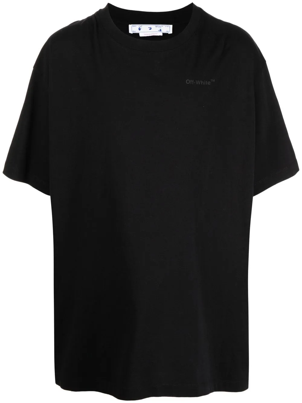 

Off-White playera con logo estampado - Negro