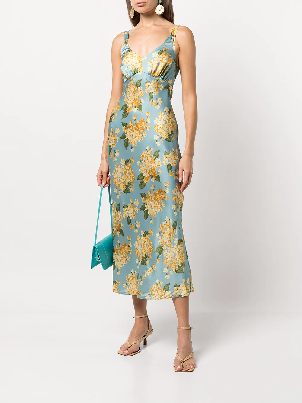 daytona silk dress reformation