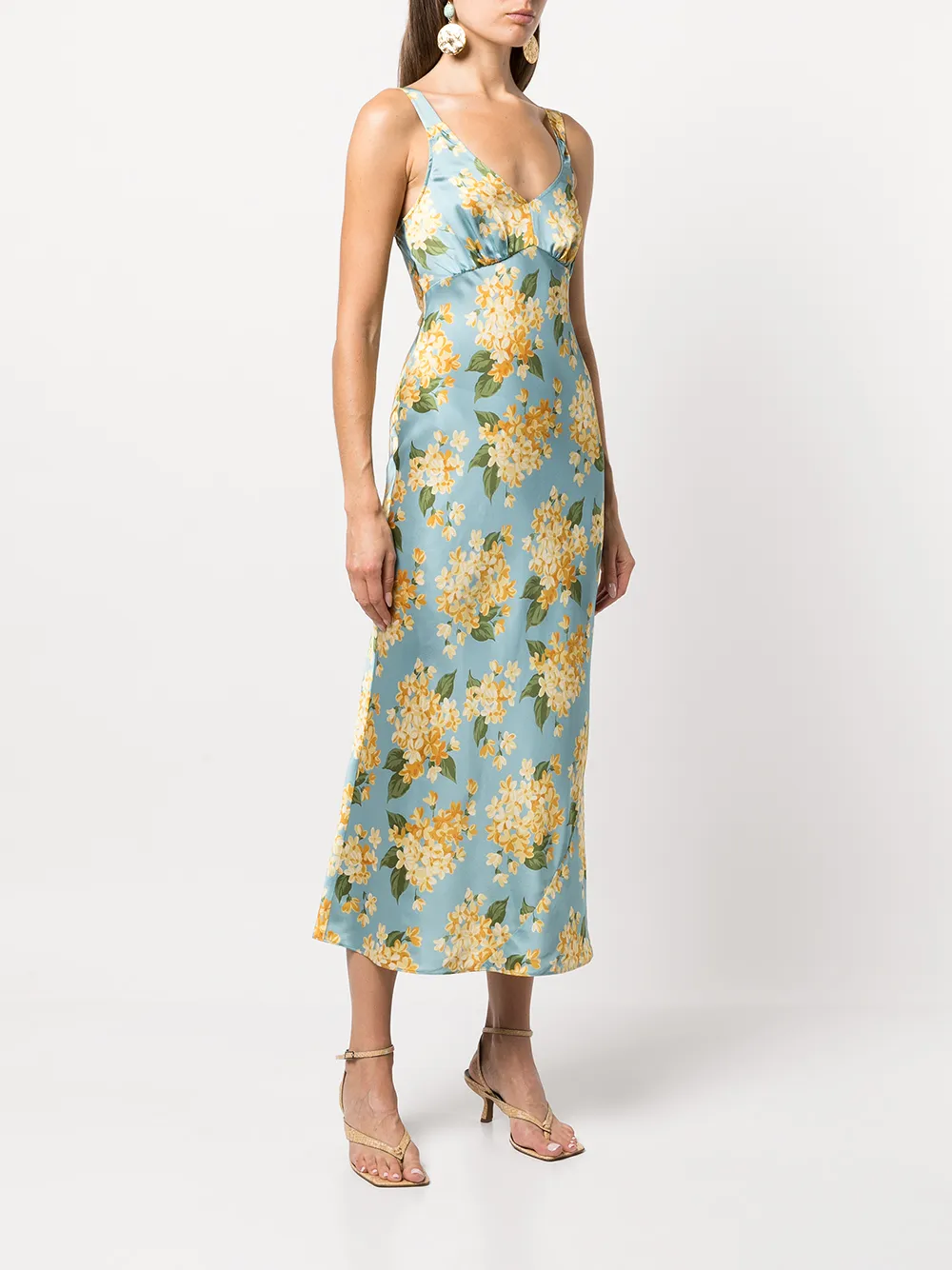 daytona silk dress reformation