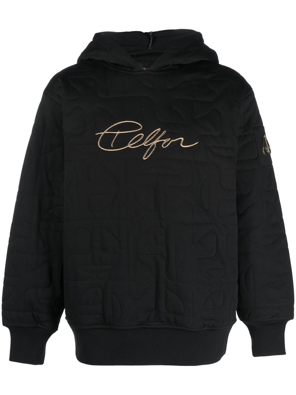 Telfar Monogram Hoodie - Ebony Xs/S