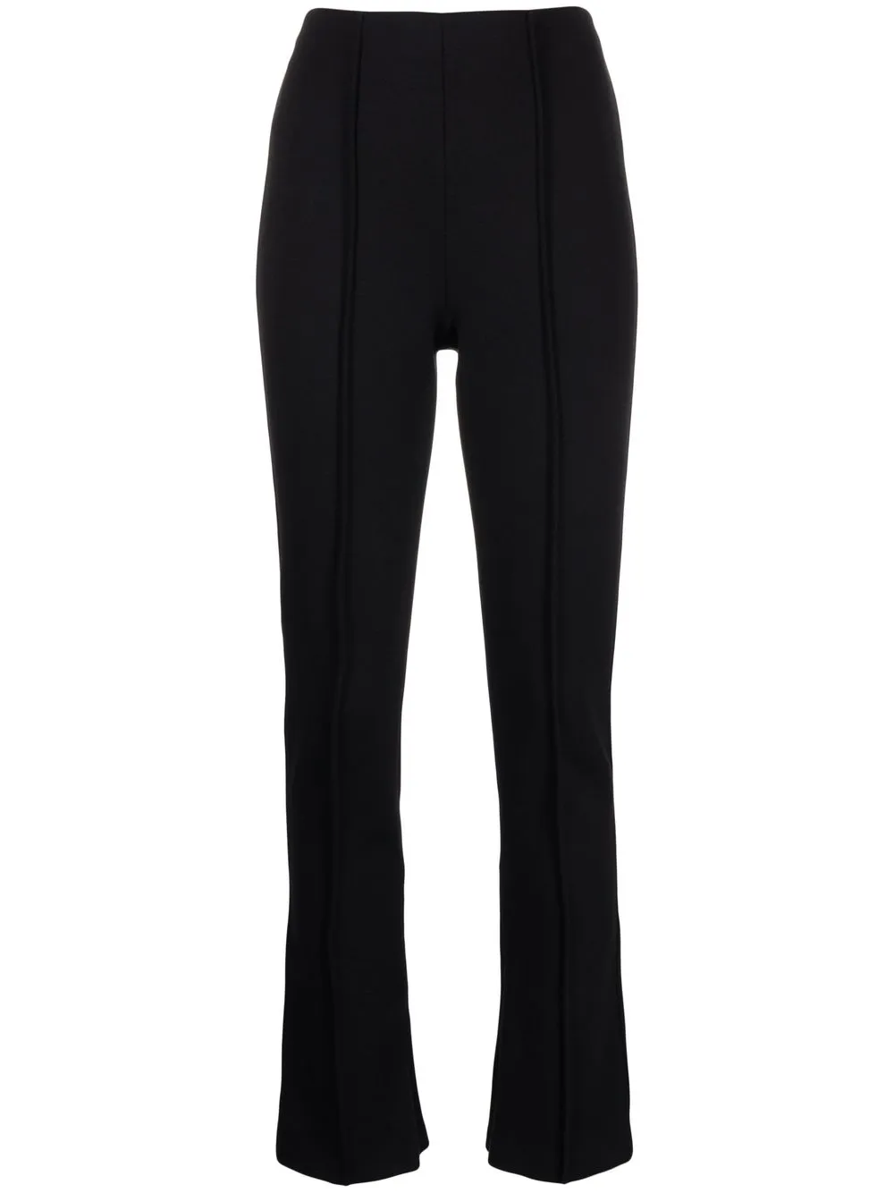 

Giorgio Armani exposed-seam slim-leg trousers - Black