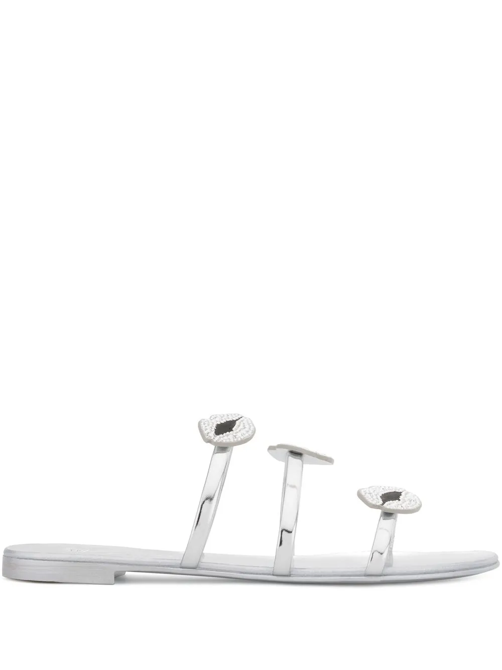 Giuseppe Zanotti sandalias Anya Bouche - Plateado