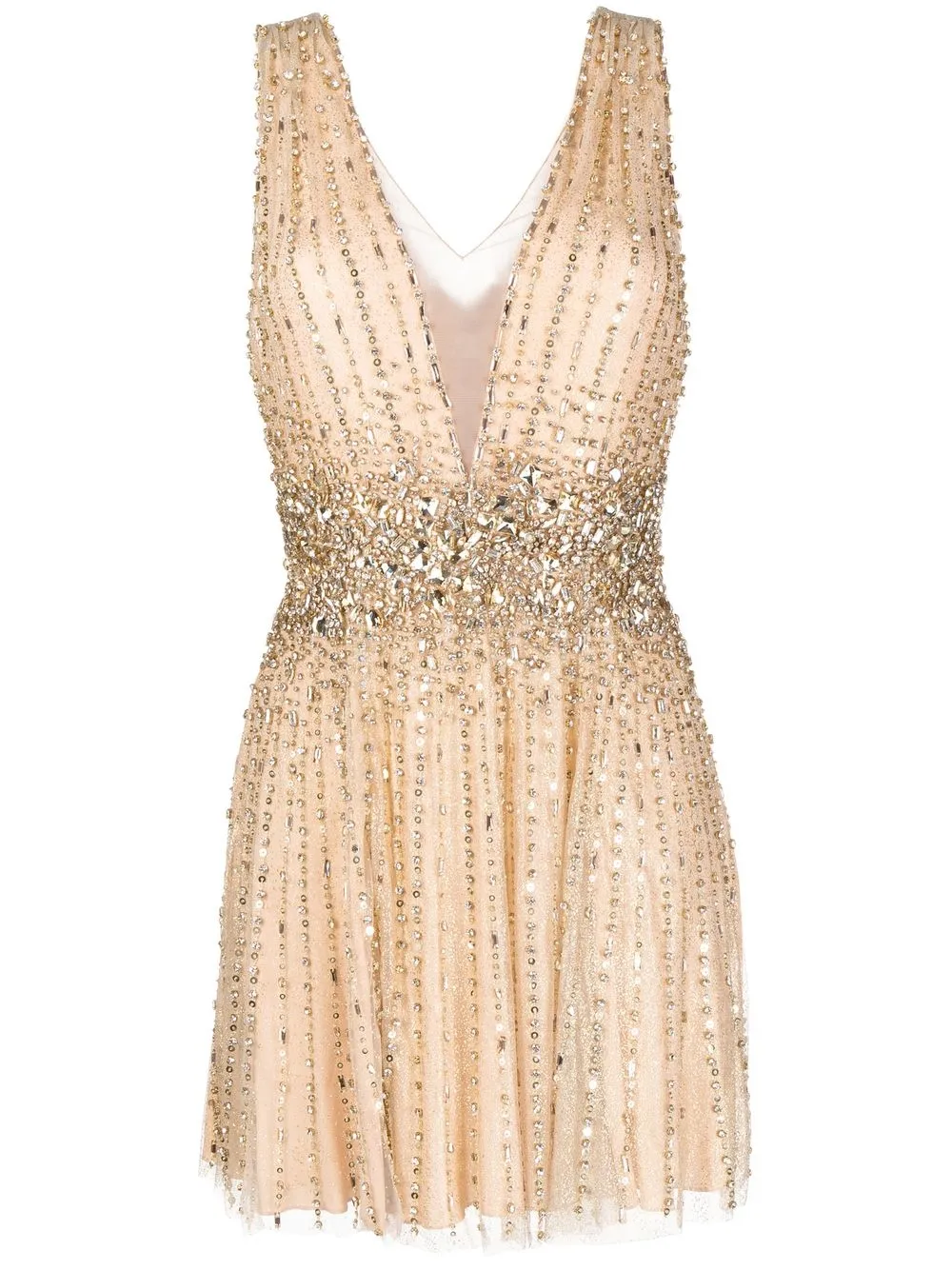 

Jenny Packham Sissy bead-embellished dress - Gold