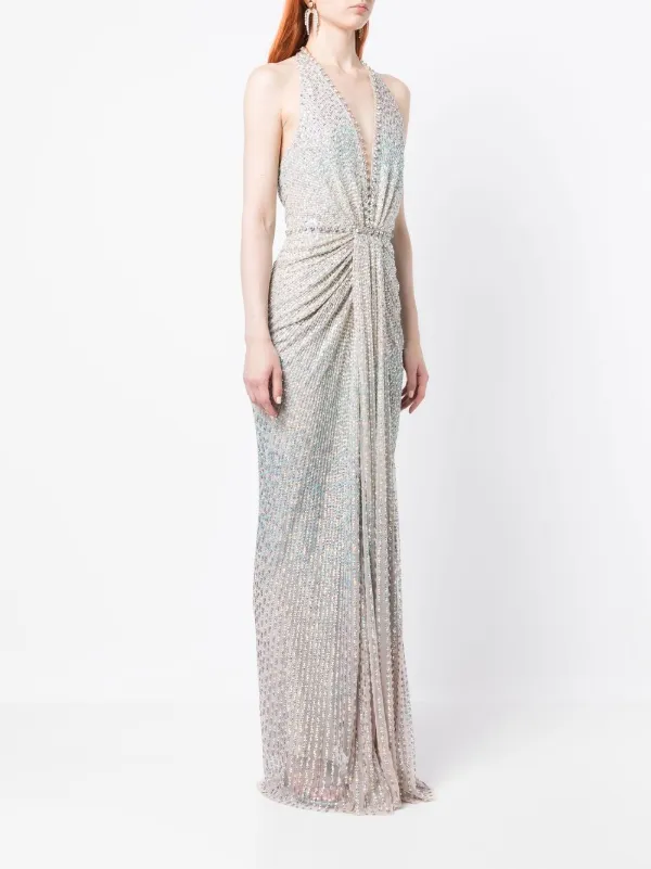 Jenny Packham Kleid Mit Strass Farfetch