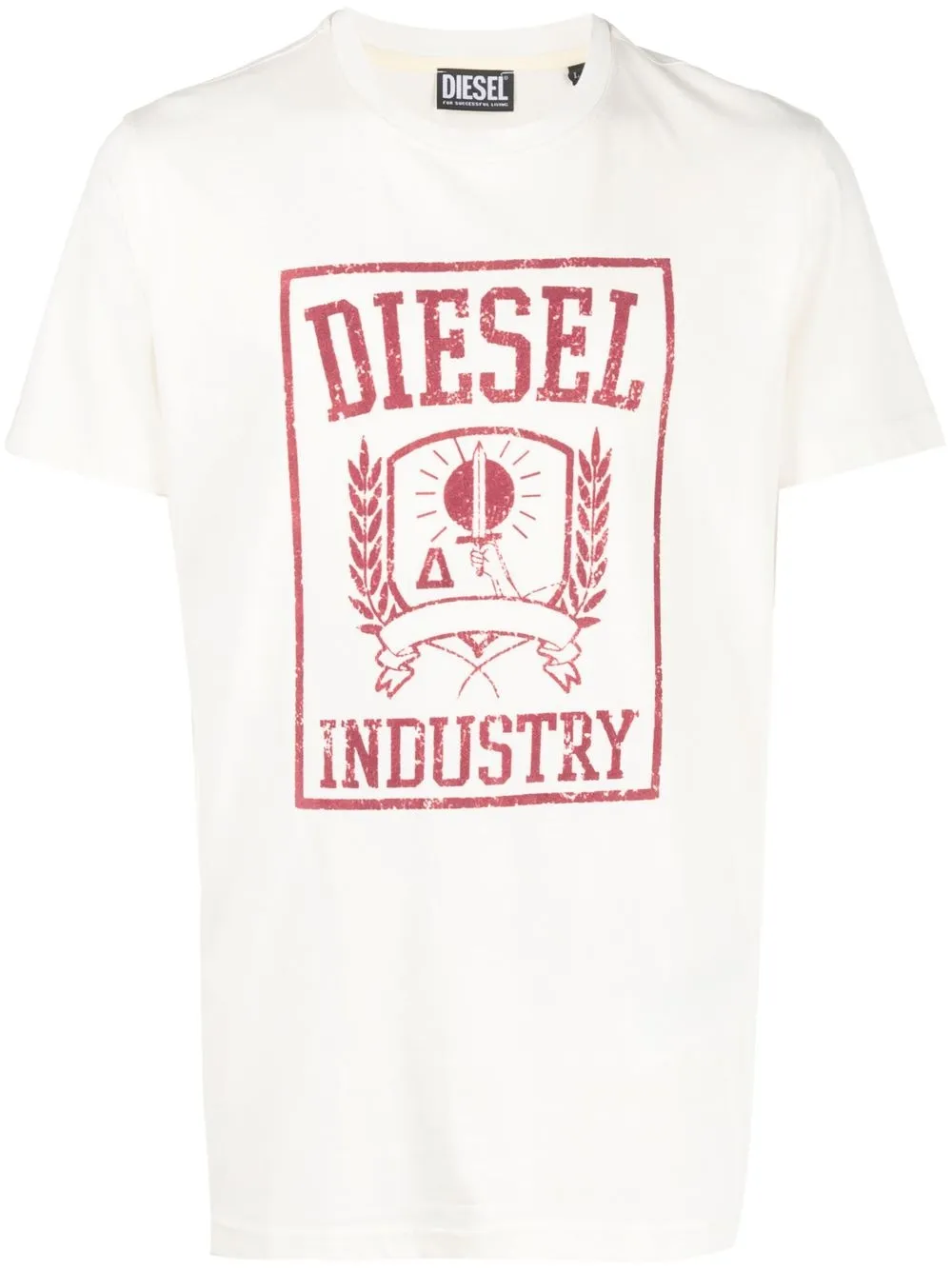 

Diesel playera con logo estampado - Neutro