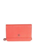 CHANEL Pre-Owned CC wallet on chain - Orange