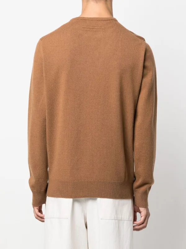 Zegna クルーネック カシミアセーター | ブラウン | FARFETCH JP