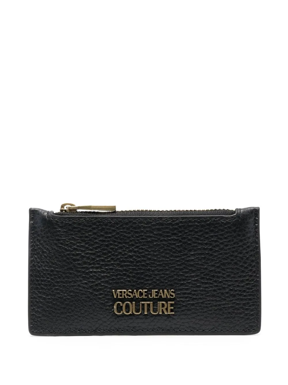 

Versace Jeans Couture cartera con placa del logo - Negro