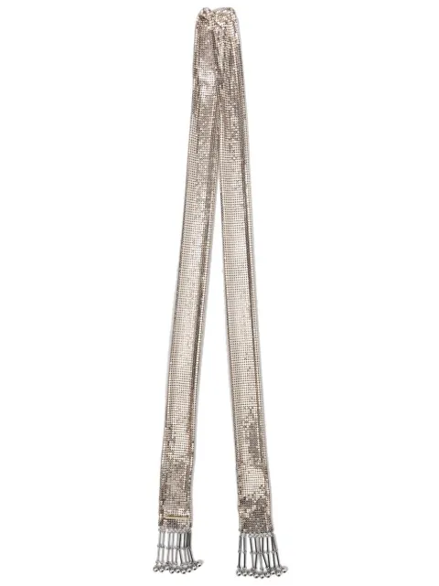 Rabanne Pixel chainmail neck-tie