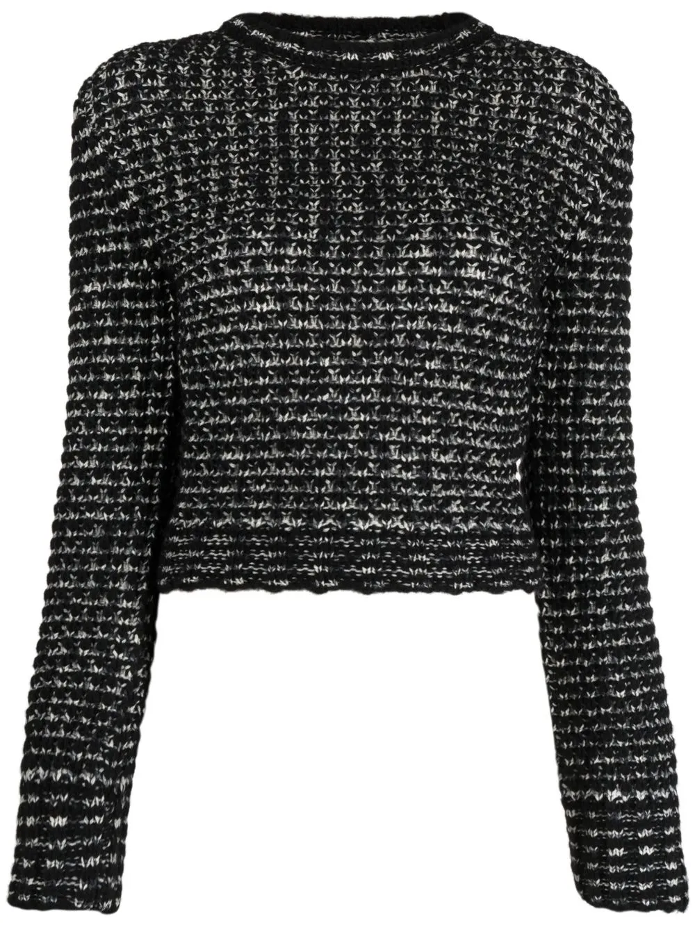 

Missoni suéter tejido de canalé con cuello redondo - Negro