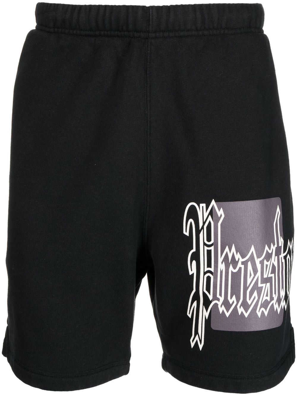 Heron Preston Color Blocks logo-print track shorts - Black