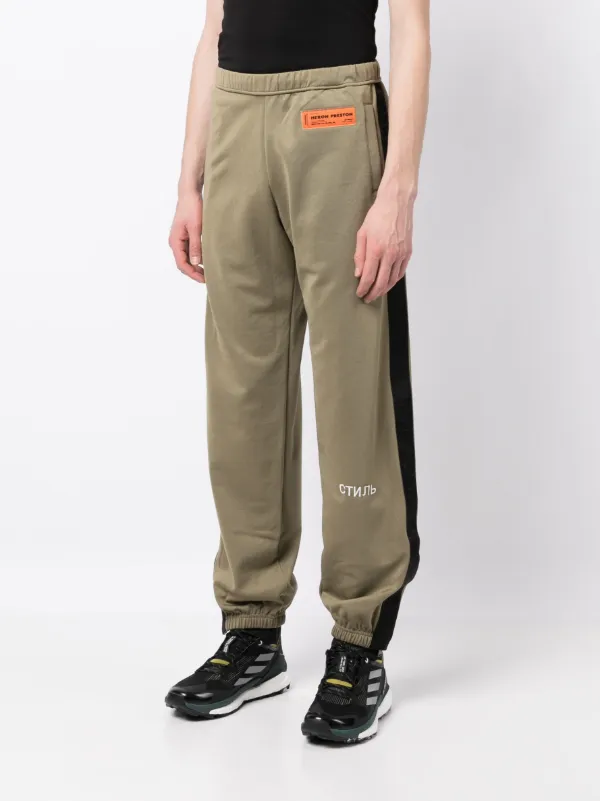 Heron Preston СТИЛЬ ロゴ トラックパンツ | グリーン | FARFETCH JP