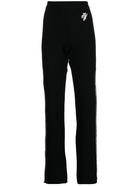 Off-White Outline knitted track pants Women