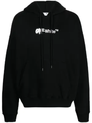 OFF-WHITE プリント 黒 フード付きパーカー 18818541_42323406_300.jpg