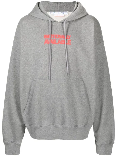 Off-White Arrows hoodie med dragsko