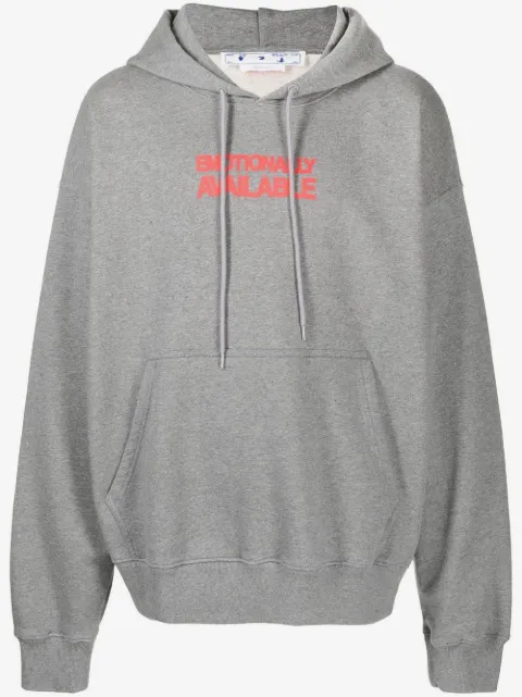 Off-White Arrows-motif drawstring hoodie