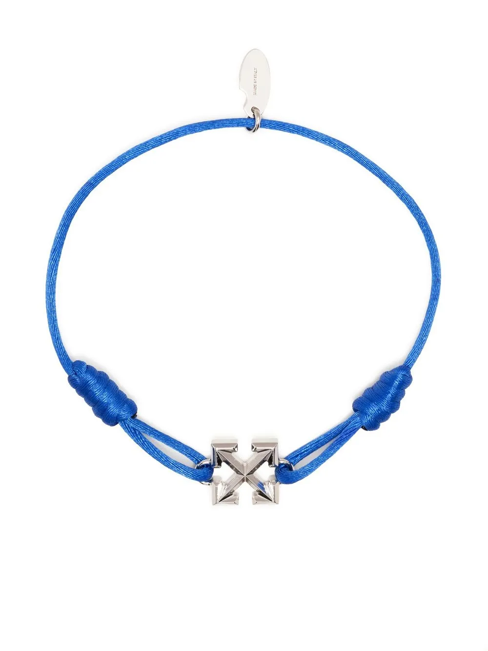 

Off-White logo charm bracelet - Blue