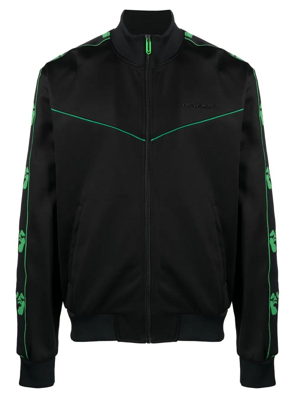 

Off-White face band track jacket - Black