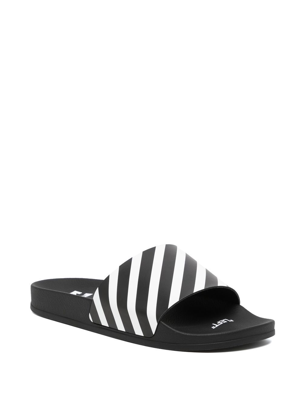 Off-White Diag-stripe Slides - Farfetch