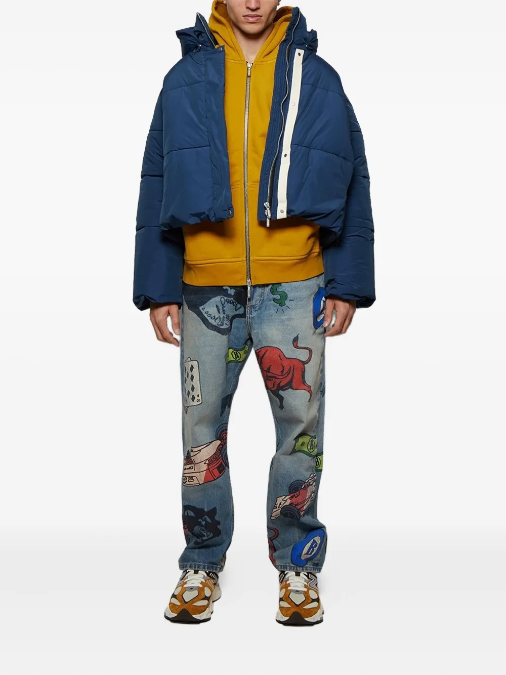 RHUDE logo-embroidered hoodie | Худи | Image 2