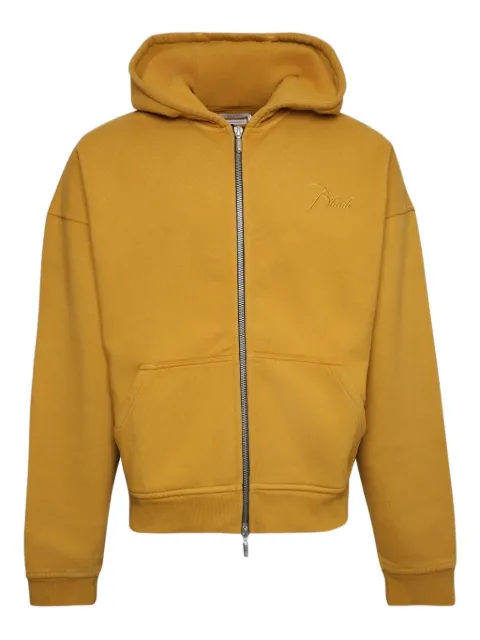 RHUDE logo-embroidered hoodie