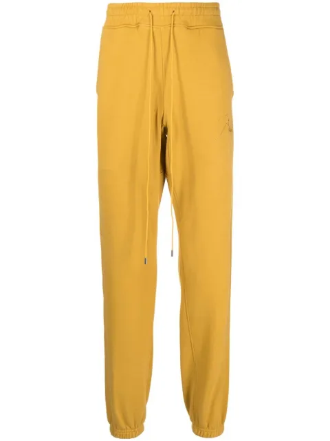 RHUDE shorts deportivos con cordones y logo bordado