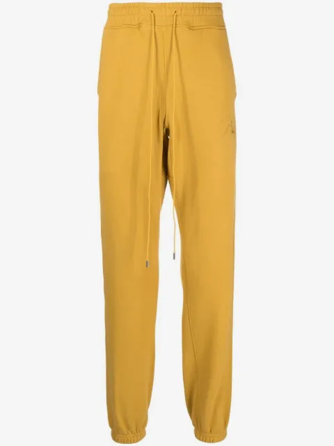 RHUDE shorts deportivos con cordones y logo bordado