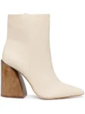 Cult Gaia Christie block-heel boots - White