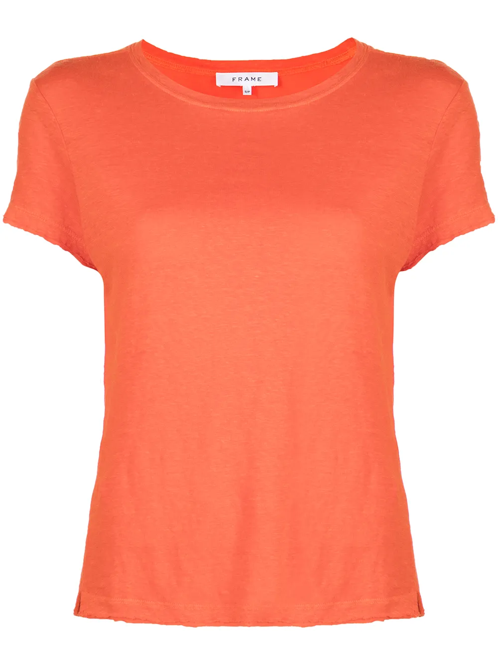 

FRAME playera con bordes sin rematar - Naranja