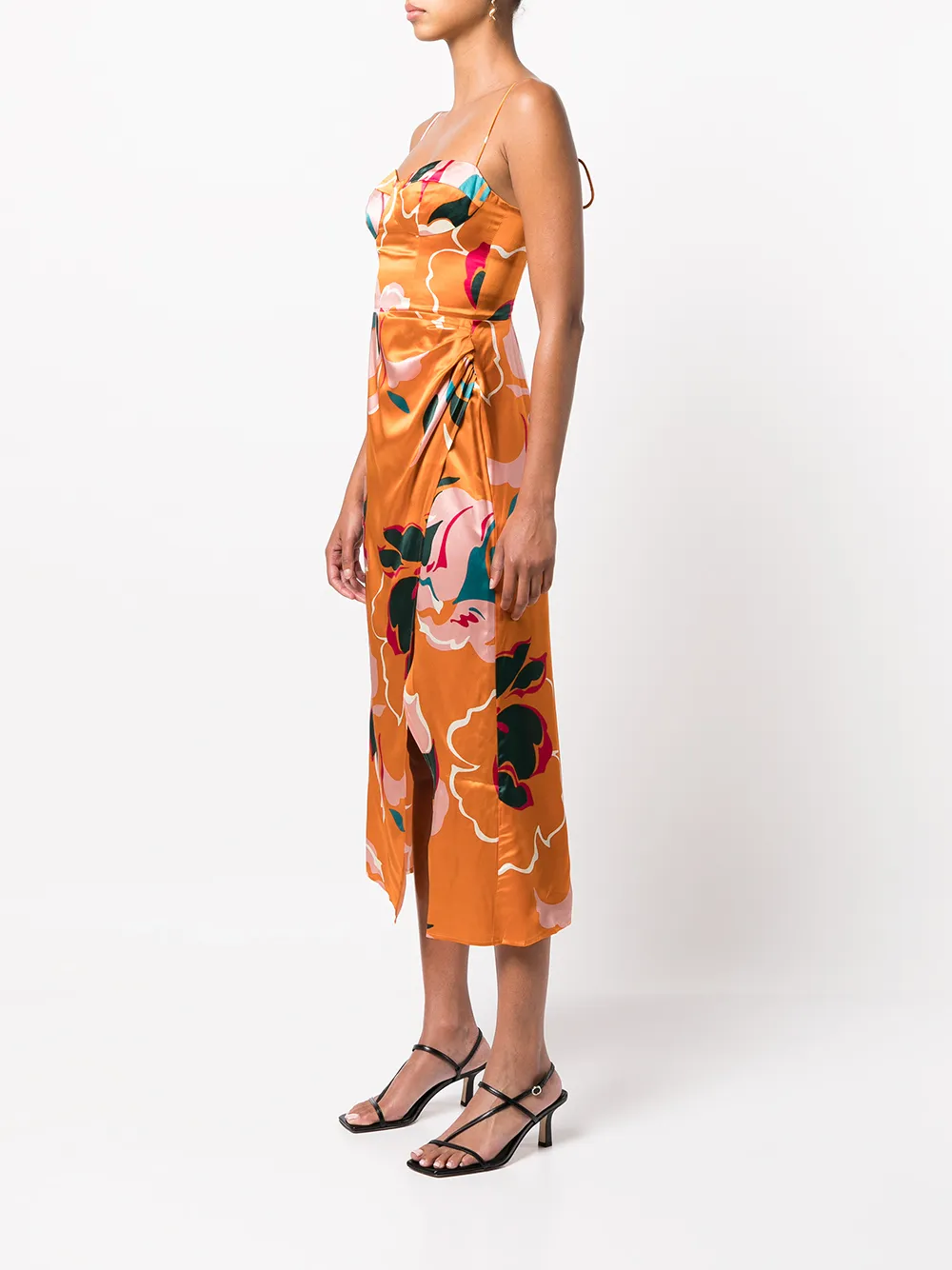 Reformation Marguerite Silk Dress 
