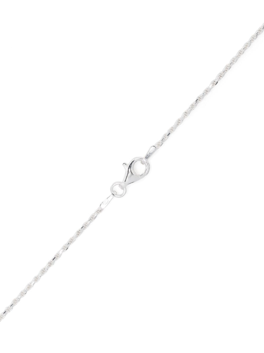 Shop Bleue Burnham Nature Knows Best Sapphire Necklace In Silver