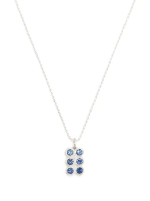 Bleue Burnham ネックレス シルバー925 サファイア Bleue Burnham メンズ ネックレス通販 - FARFETCH