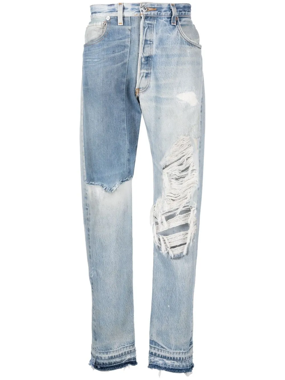 Ken ripped slim-cut jeans