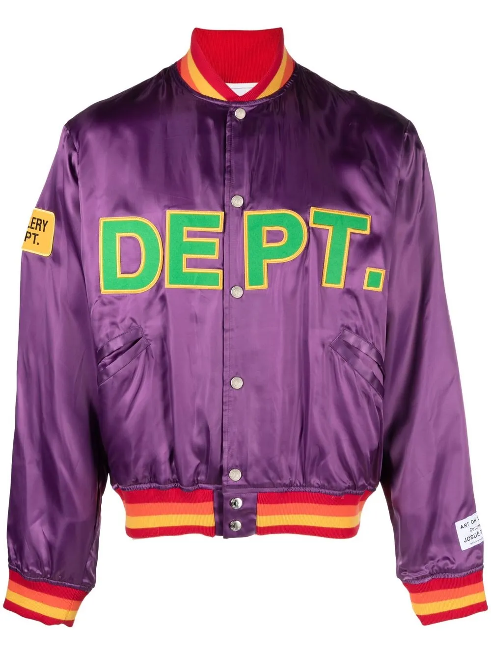 

GALLERY DEPT. MVP logo-appliqué bomber jacket - Purple