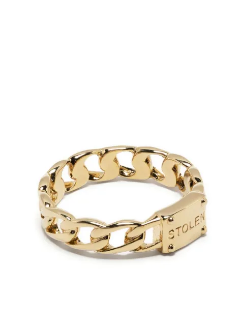Stolen Girlfriends Club Slim Curb gold ring