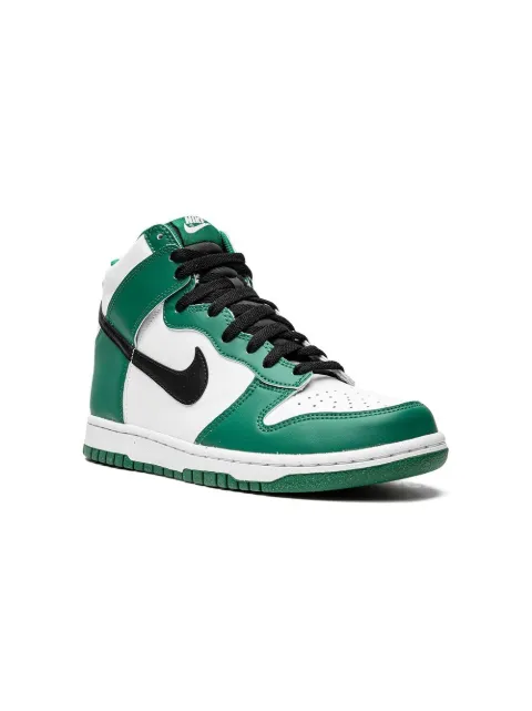 Nike Kids Dunk High "Celtics" sneakers