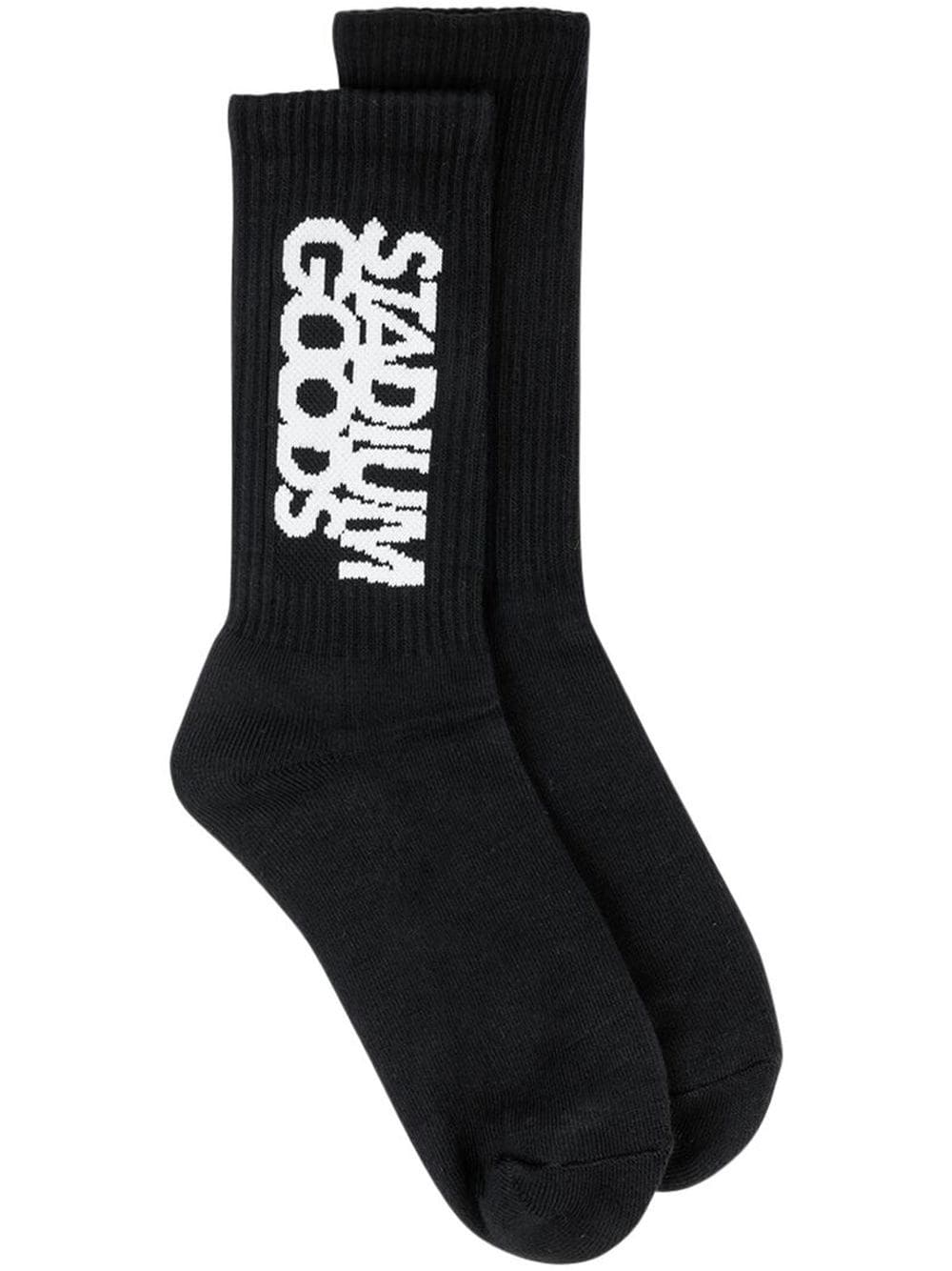 logo-print "Black Tie" crew socks