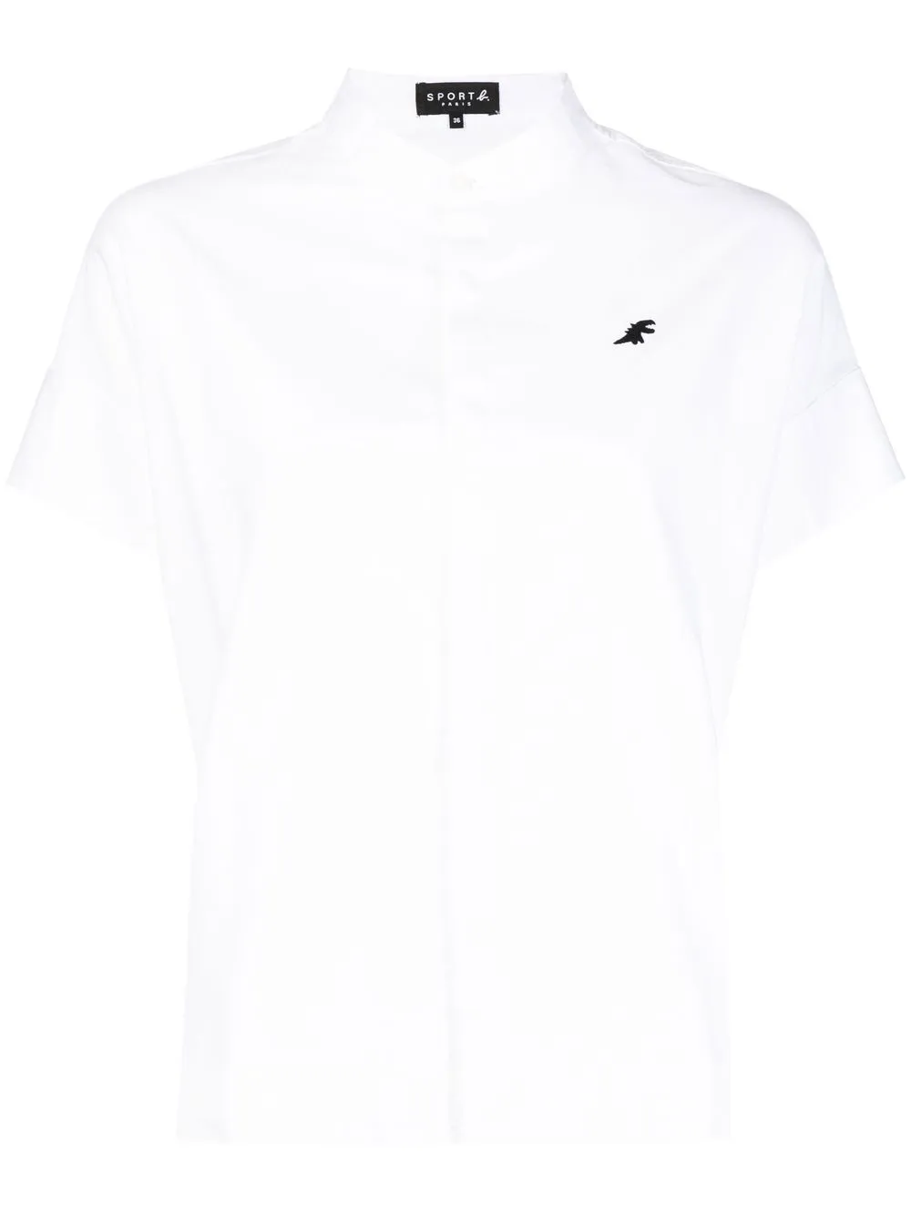 

SPORT b. by agnès b. camisa con cuello mao - Blanco