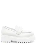 Le Silla Ranger leather loafers - White