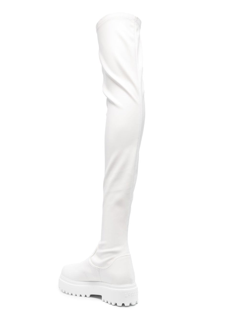 Shop Le Silla Ranger Thigh-high Boot In White