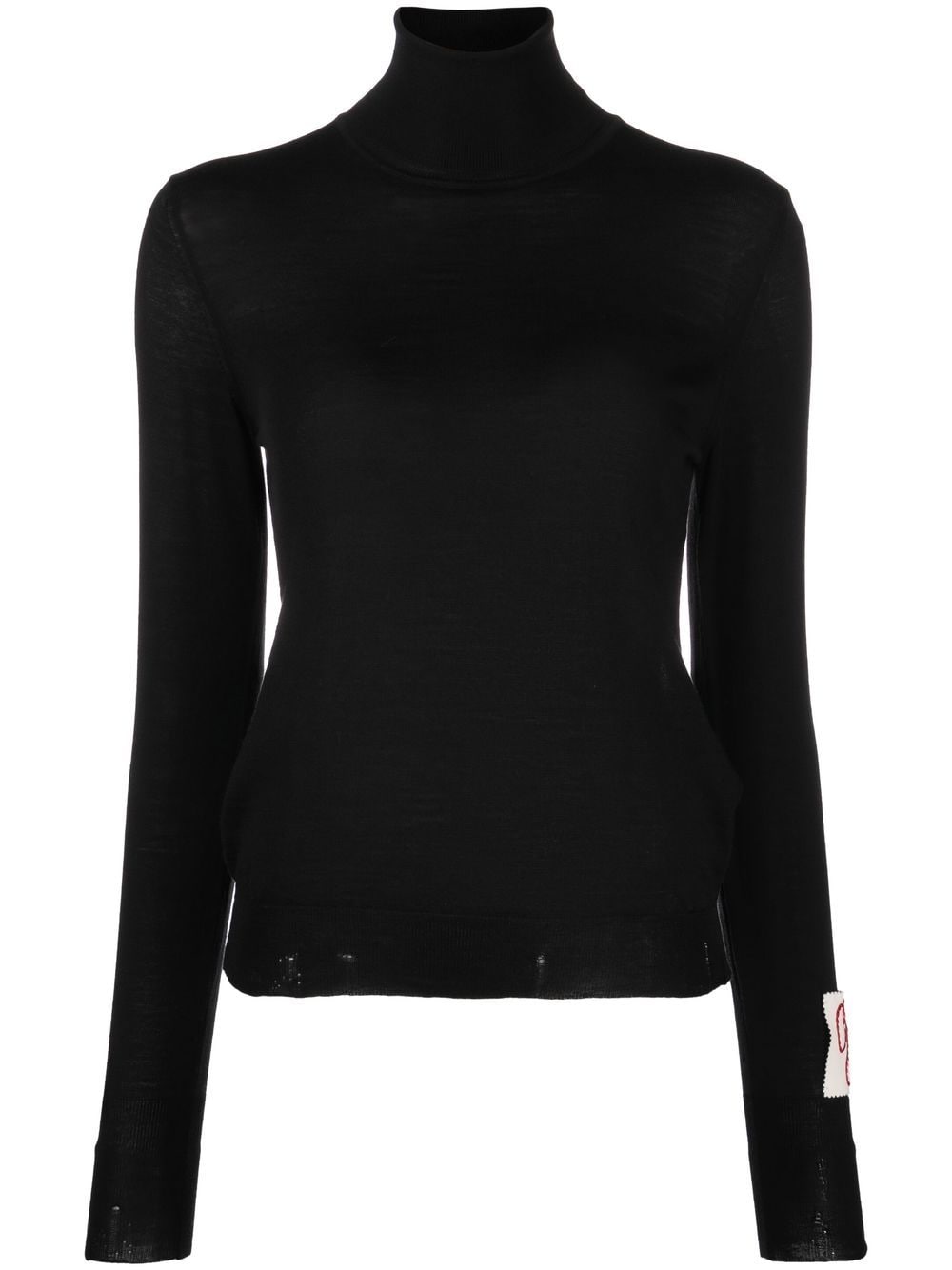 roll-neck fitted jumper