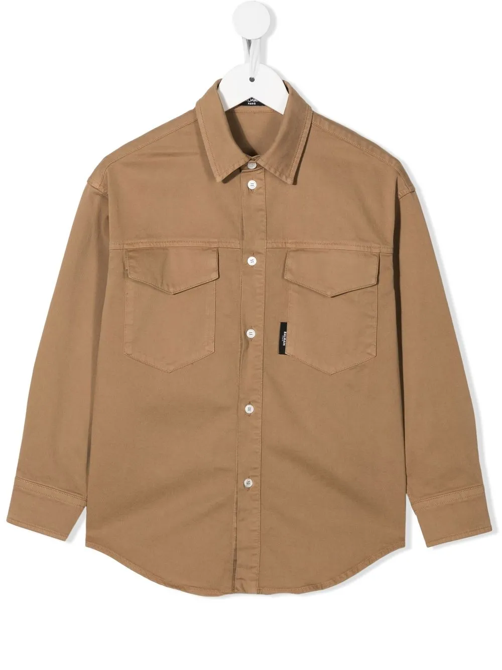 

Balmain Kids camisa manga larga - Neutro