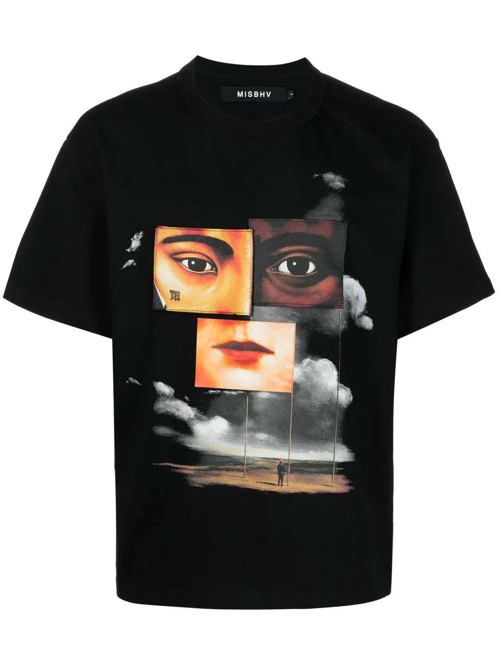 

MISBHV playera con estampado gráfico - Negro