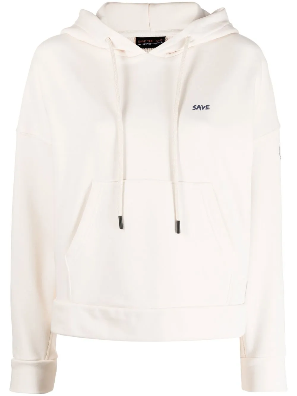 

Save The Duck hoodie con logo bordado - Neutro