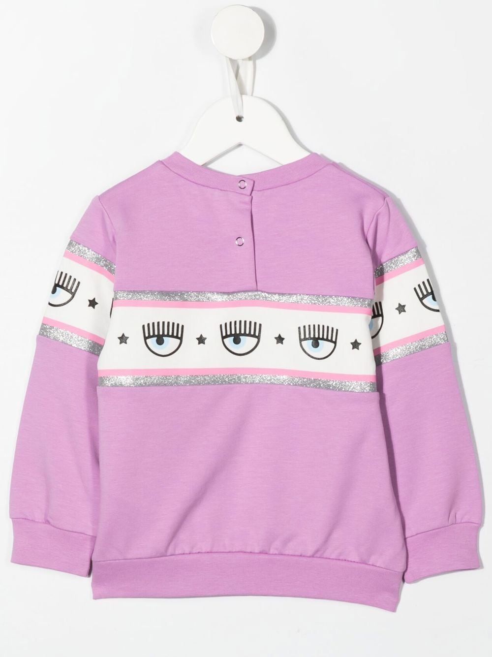 Chiara Ferragni Kids Sweater met print - Paars