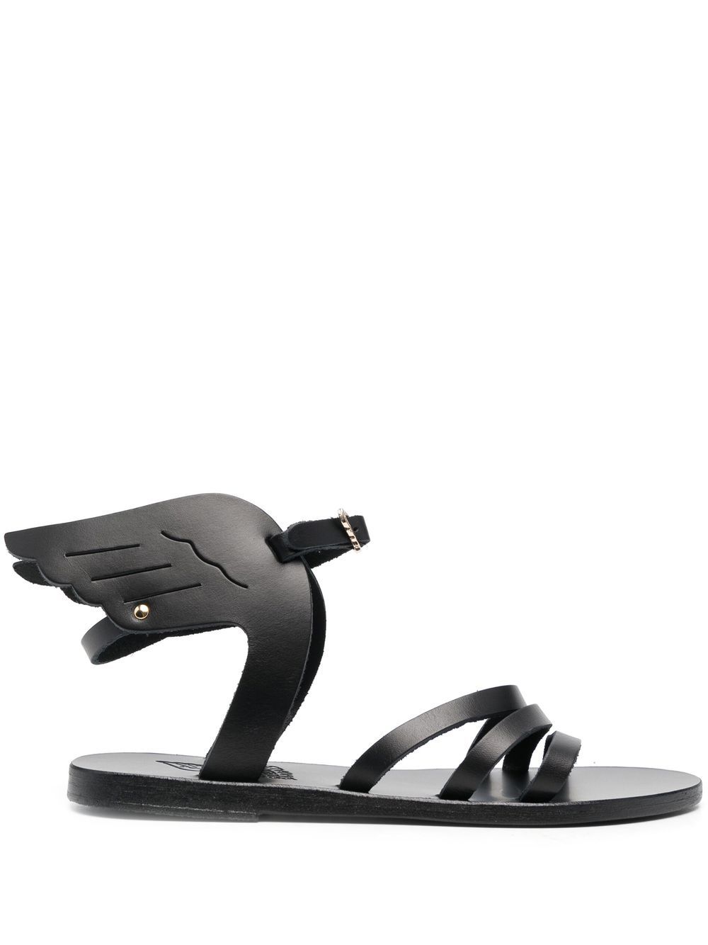 

Ancient Greek Sandals sandalias con puntera abierta - Negro